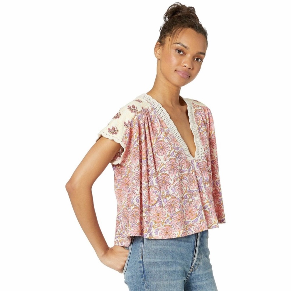 Free People Leilani Print Top - Picture 5 of 8